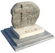 stenen monument handgegraveerd